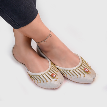 Embellished Velvet Khussa – Handmade Elegance for Every Occasion For Women